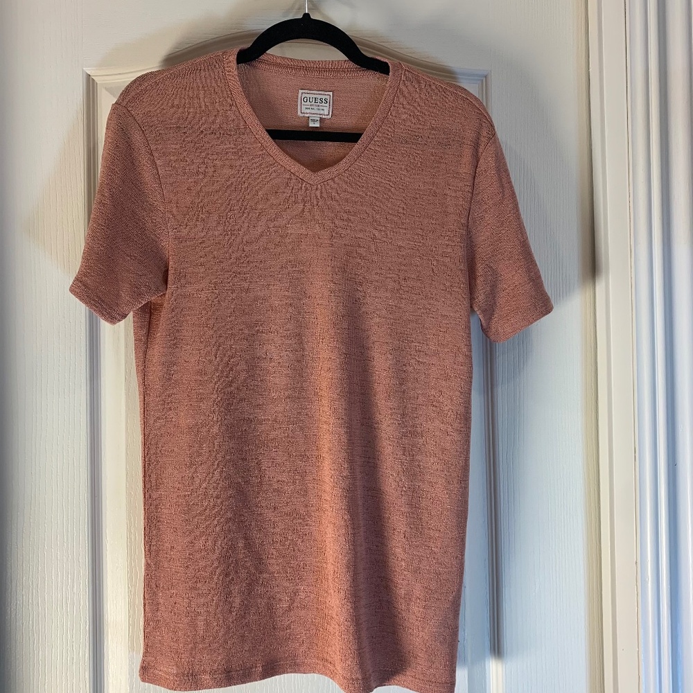 Guess Original Design Y2K Sheer T-Shirt – Vintage Slim Fit 90s